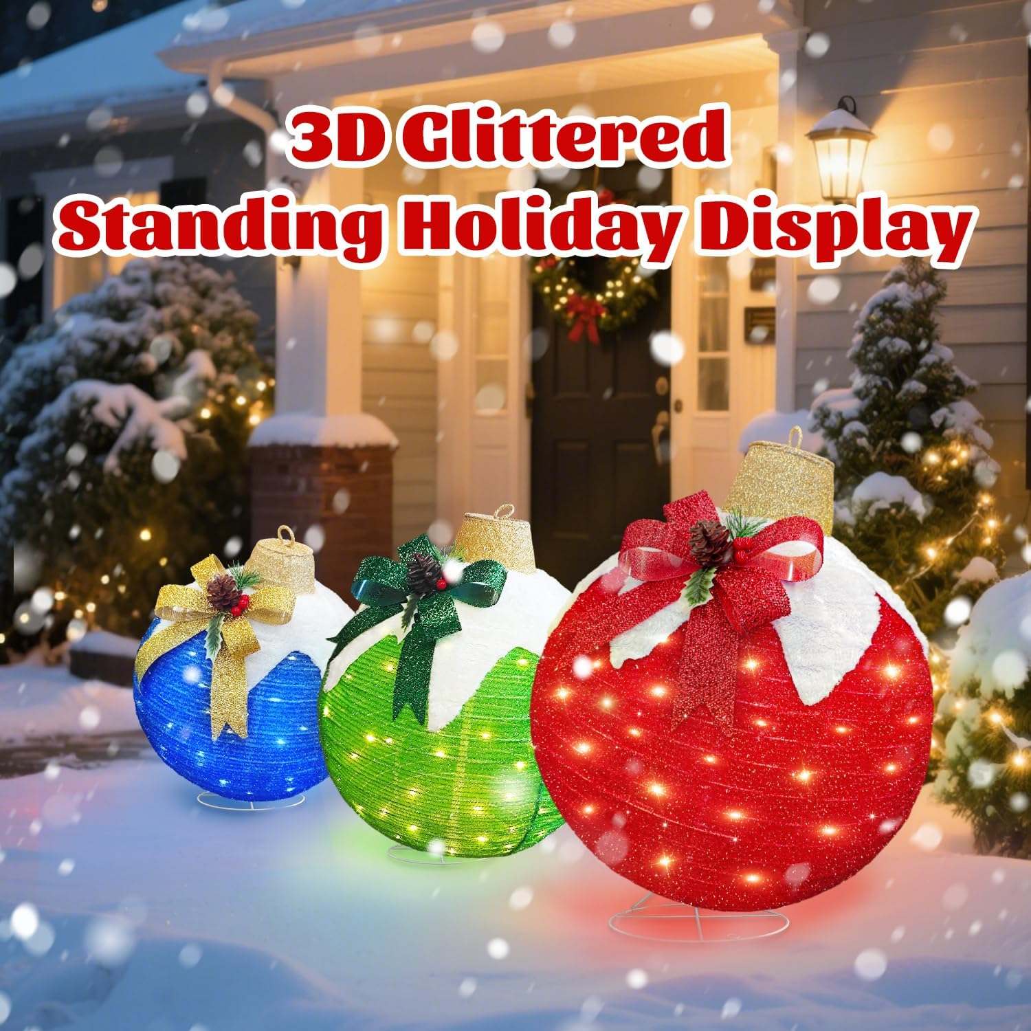 Lighted Ornament Balls Lighted Ornament Balls