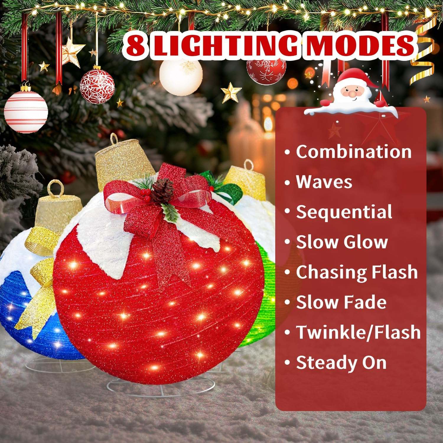 Lighted Ornament Balls Lighted Ornament Balls