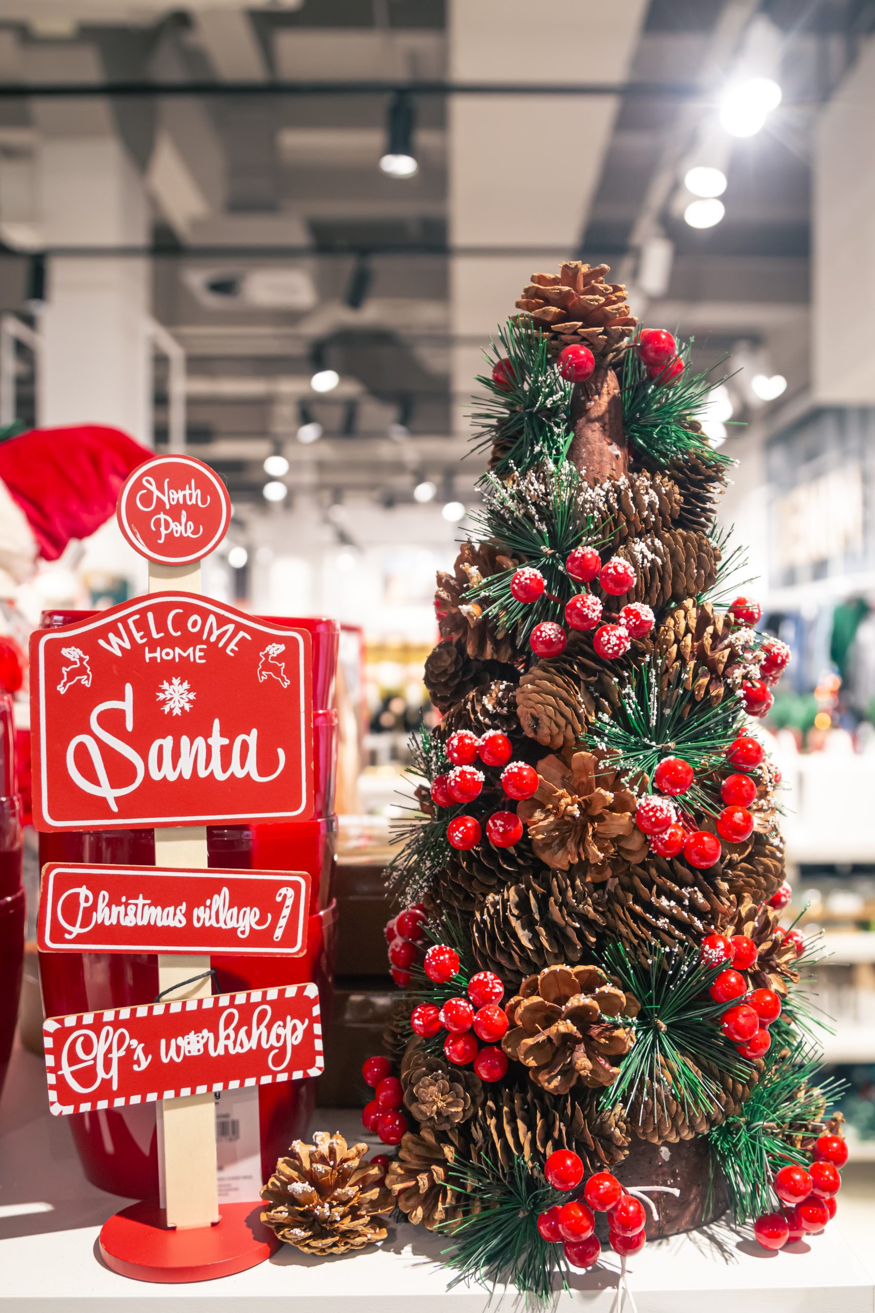 Christmas Village Display Tree For Sale