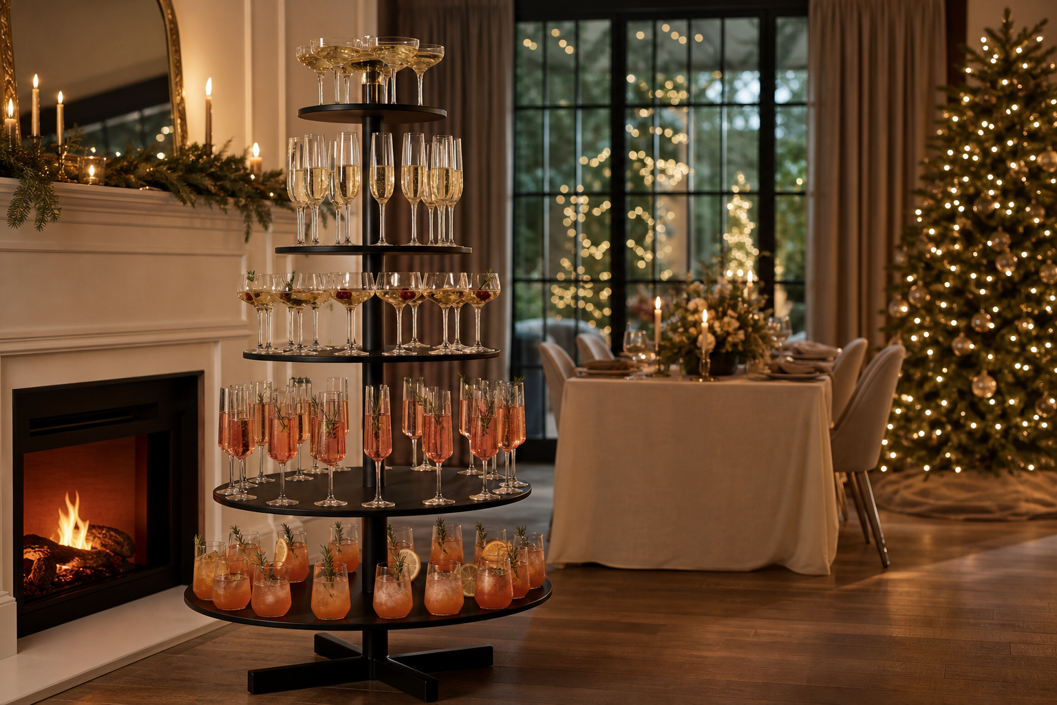 cocktail tree stand