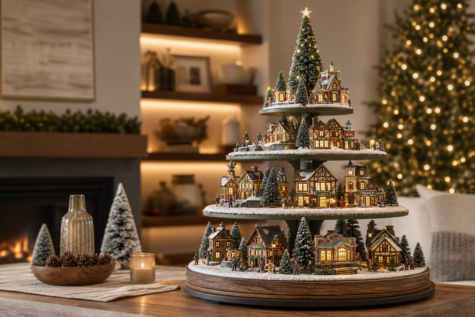 christmas village platforms